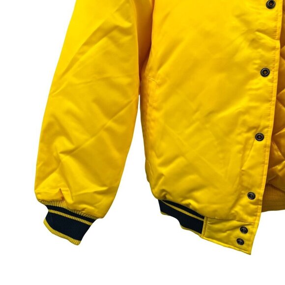 NWT VeeFriends Wise Wasp Satin Starter Jacket Yellow/Blue Mens Size XL Gary Vee - Picture 4 of 12